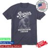 kenny Wearyourbeer Store Merch Rainier Beer Mountain Fresh Bear Navy T Shirt