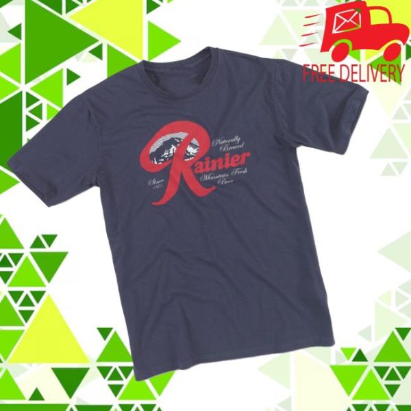 Wearyourbeer Store Merch Rainier Naturally Brewed Classic Logo T-Shirt