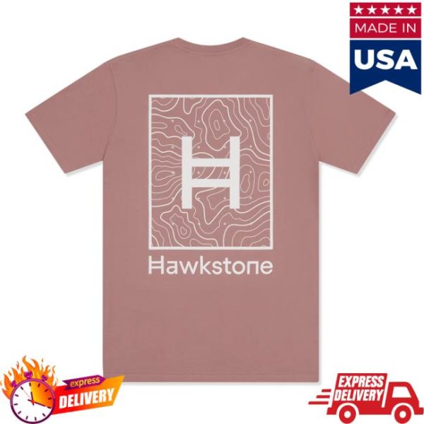 Hawkstone Store Merch Hawkstone Topographic Unisex T-Shirt