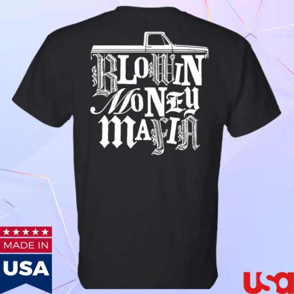 Blowin Money Mafia Store Merch Blowin’ Money Mafia Ransom Letter Truck Tee