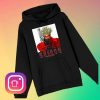 kenny bioworldmerch store trigun vash with gun long sleeve black adult hooded sweatshirt wwq
