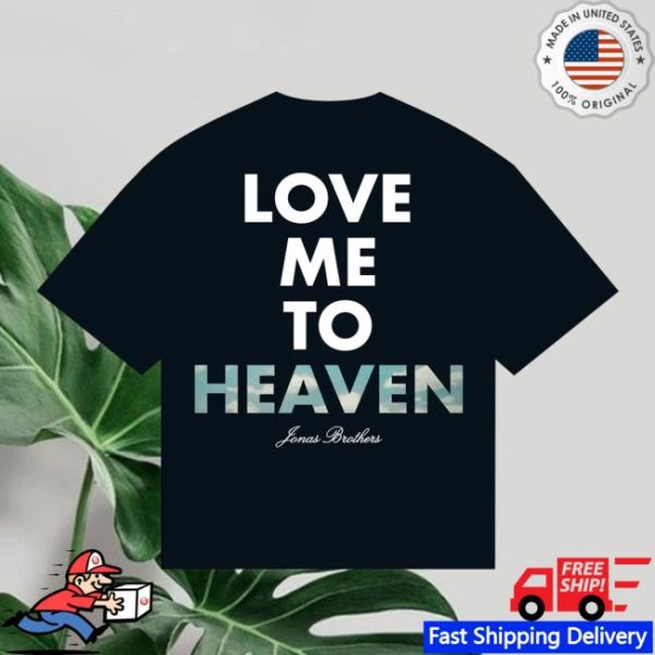 Jonas Brothers Store Merch Love Me To Heaven Cloud Single Tee