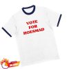 Hoesmad Store Merch Mens Eye Chart Poly Ringer Tee