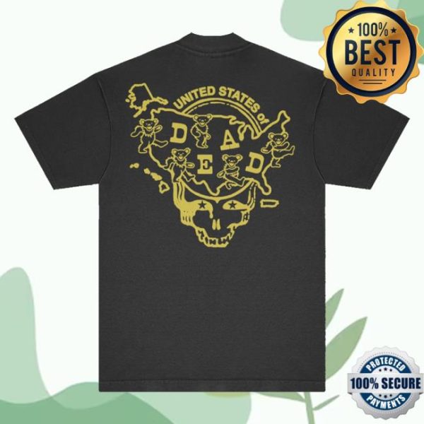 Grateful Dead Merch Store Maryland United States Of Dead T-Shirt