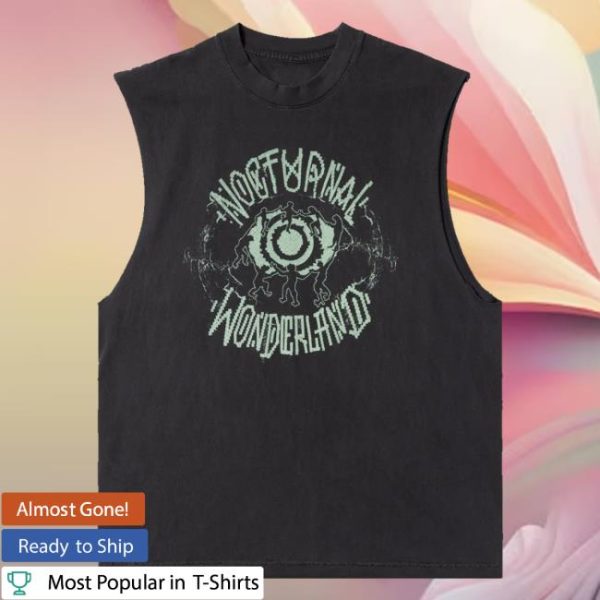 Insomniac Shop Store Merch Nocturnal Wonderland Night Eyes Muscle Tank