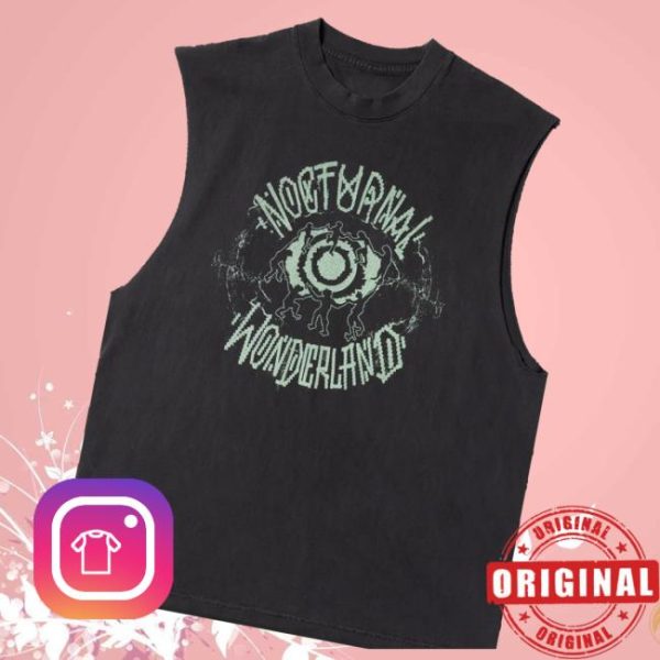 Insomniac Shop Store Merch Nocturnal Wonderland Night Eyes Muscle Tank