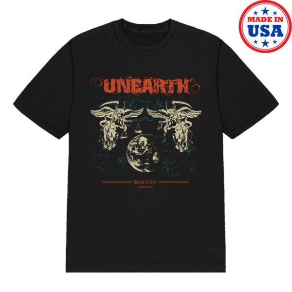 Unearth Merch Store Tour Date Tee