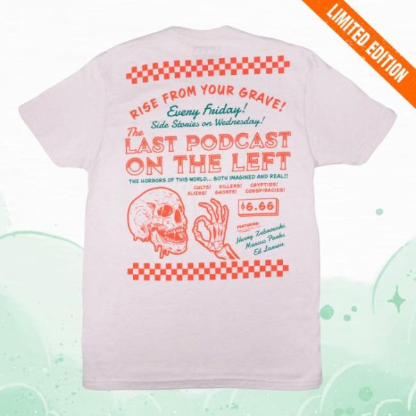 Last Podcast Merch Store Last Pizza On The Left Tee