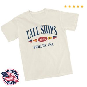 Erie Apparel Store Merch Tall Ships Signal Tee