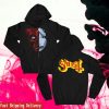 kenny ghost store merch split face zip hoodie wq