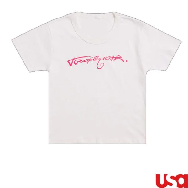 Karolg Shop Merch Tropicoqueta White Tee