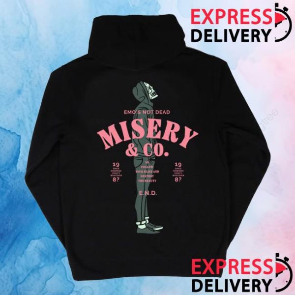 Emo’s Not Dead Merch Store Misery And Co Hoodie