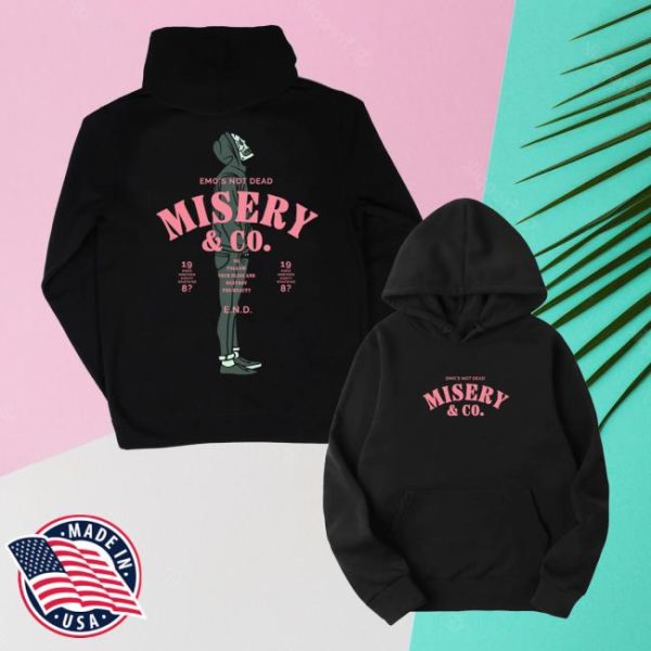 Emo’s Not Dead Merch Store Misery And Co Hoodie