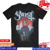 Ghost Merch Store Shop Split Face Zip Hoodie