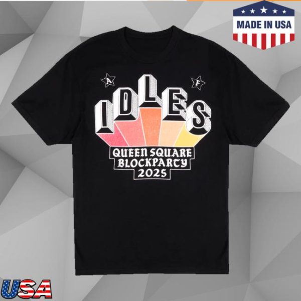 Idles Band Merch Store Queen Square Block Party T-Shirt