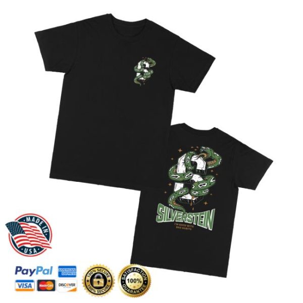 Silverstein Music Merch Snake Tee