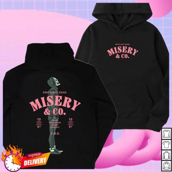 Emos Not Dead Store Merch Misery & Co Hoodie