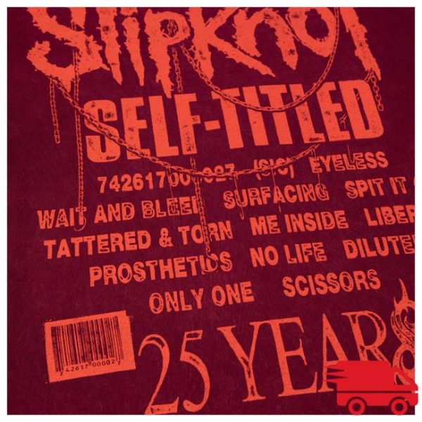 Slipknot Merch Store Self Titled 25 Years T-Shirt