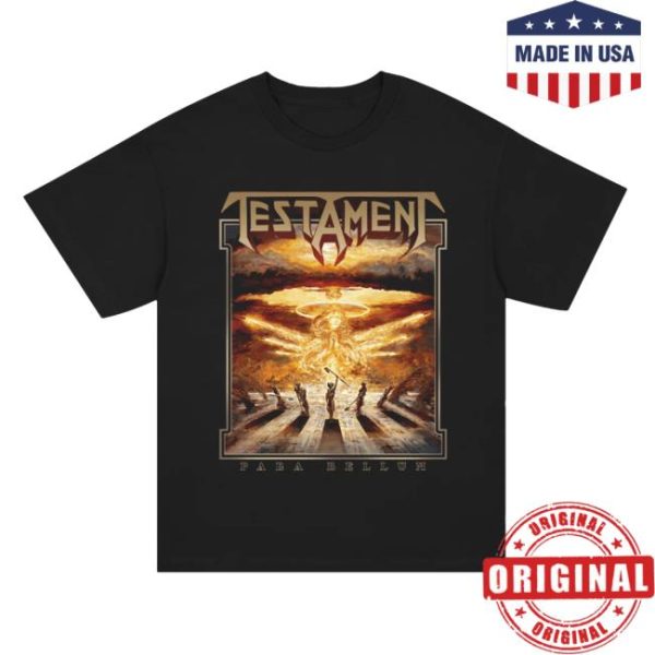 Testament Legions Store Merch Para Bellum Black T-Shirt