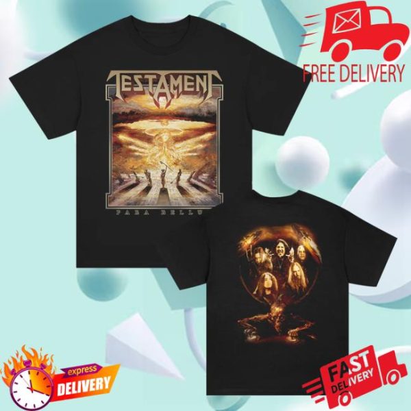 Testament Legions Store Merch Para Bellum Black T-Shirt