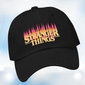 Netflix Store Merch Stranger Things Fire Logo Dad Hat