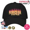 kenny netflix store merch stranger things fire logo dad hat