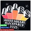 Idlesband Store Merch Queen Square Block Party Flocked T-Shirt
