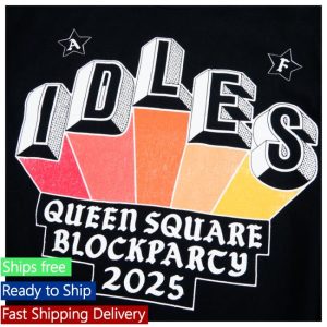 Idlesband Store Merch Queen Square Block Party T-Shirt