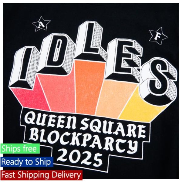 Idlesband Store Merch Queen Square Block Party T-Shirt