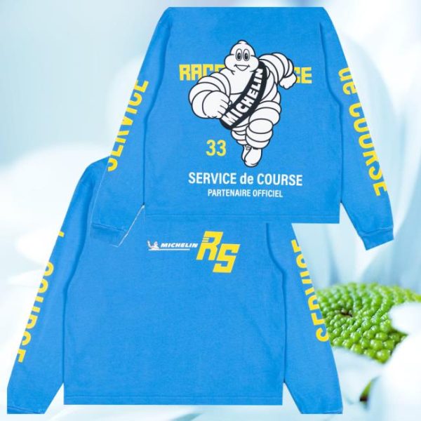 Raceservice Store Merch Race Service X Michelin ‘Service De Course’ Long Sleeve Tee