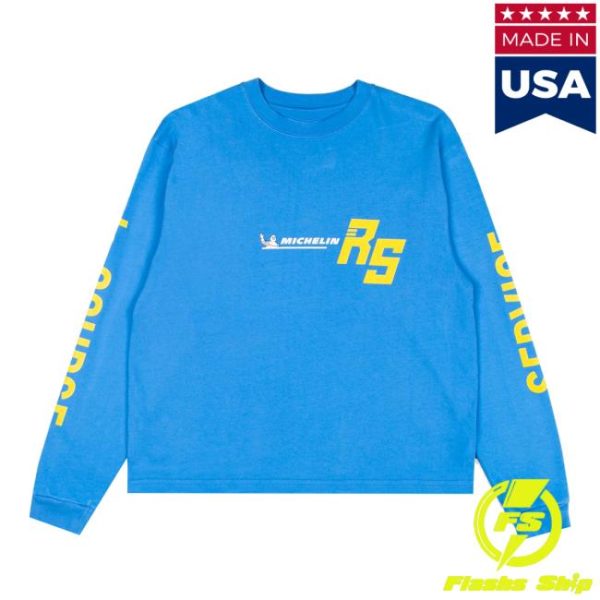Raceservice Store Merch Race Service X Michelin ‘Service De Course’ Long Sleeve Tee