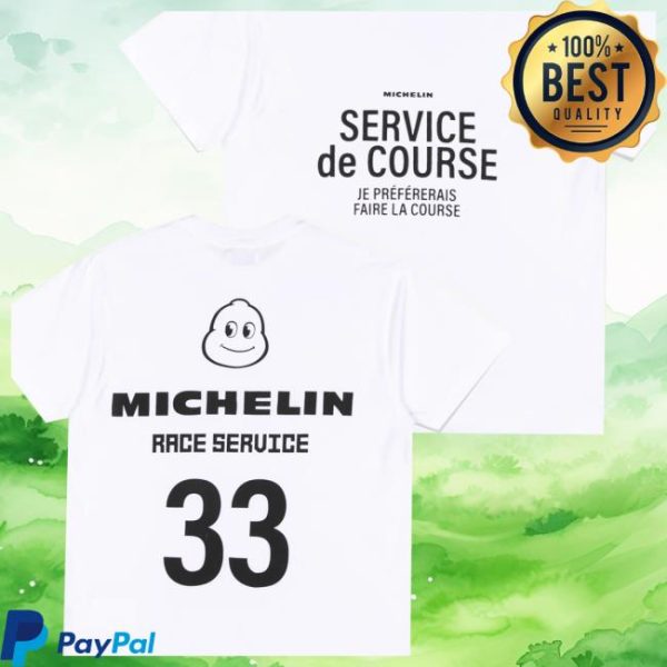 Raceservice Store Merch Race Service X Michelin ‘Service De Course’ Tee