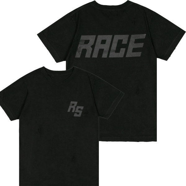 Raceservice Store Merch Distressed ‘Race’ Tee