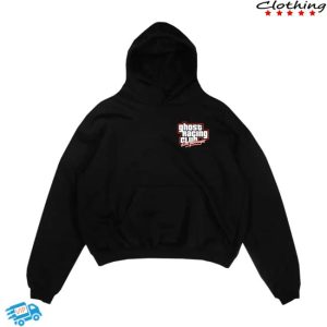 Official Ghost Racing Store Merch Gta Bootleg Black Hoodie
