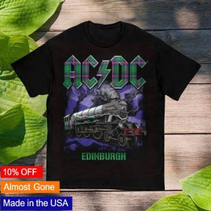 Acdc Merch Store Edinburgh Pwr Up Event Tour T-Shirt