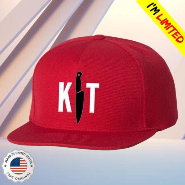 Kill Merch Store Kt Flatbill Snapback Hat Red