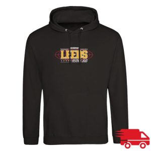 Reading And Leeds Festival Merch Store Leeds 2025 Black Pullover Line-Up Hoodie