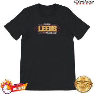Reading And Leeds Festival Merch Store Leeds 2025 Line-Up Black T-Shirt