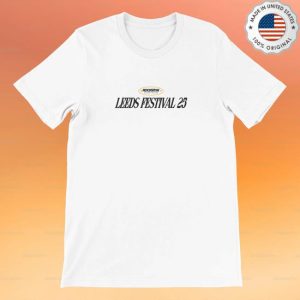 Reading And Leeds Festival Merch Store Leeds 2025 Line-Up White T-Shirt