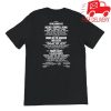 kenny Reading And Leeds Festival Merch Store Reading 2025 Line Up Black T Shirta