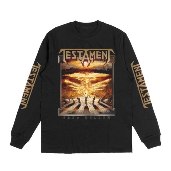 Testament Merch Store Shop Para Bellum Long Sleeve Black