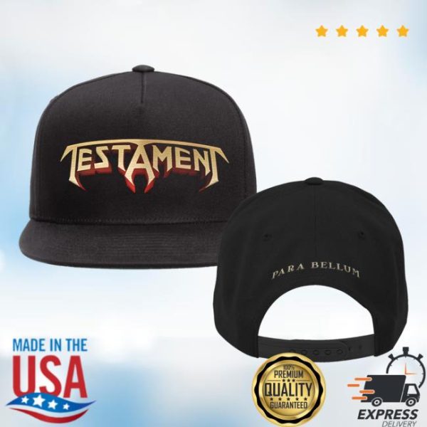 Testament Merch Store Shop Para Bellum Snapback Hat