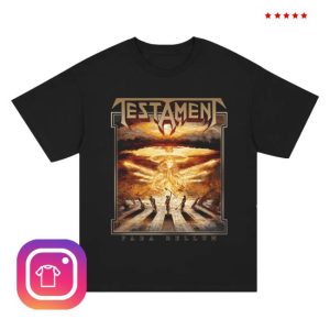 Testament Merch Store Shop Para Bellum T-Shirt Black
