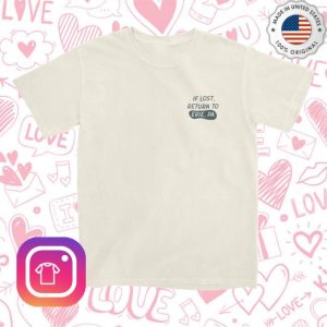Erieapparel Store Merch If Lost, Return To Erie, Pa Tee