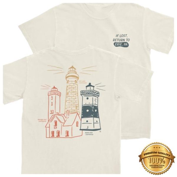 Erieapparel Store Merch If Lost, Return To Erie, Pa Tee
