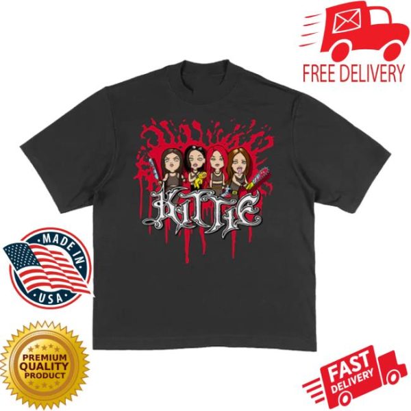 Jsr Direct Store Merch Kittie Spit Xxv Paper Doll T-Shirt