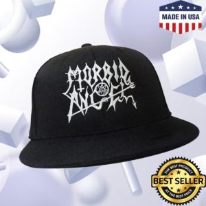 Jsr Direct Store Merch Morbid Angel White Logo Flex Fit Hat
