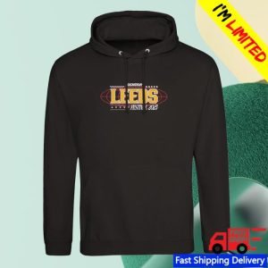 Reading And Leeds Festival Store Merch Leeds 2025 Black Pullover Line-Up Hoodie