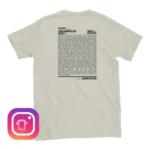 Creamfields Store Merch Creamfields 2025 Kids Line Up T-Shirt