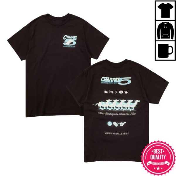 Channel 5 Merch Store Greyhound Brown Tee